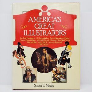 America's Great Illustrators Susan Meyer Vintage 1978 Abrams Hardcover Art Book